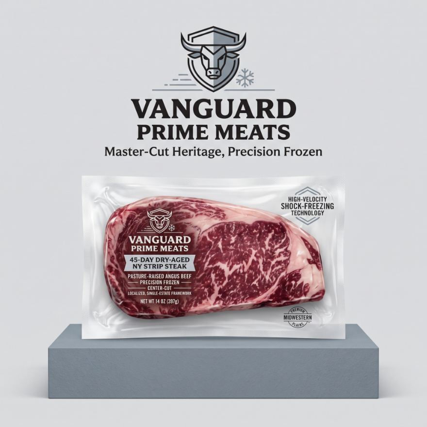 Vanguard Prime Meats product packaging
