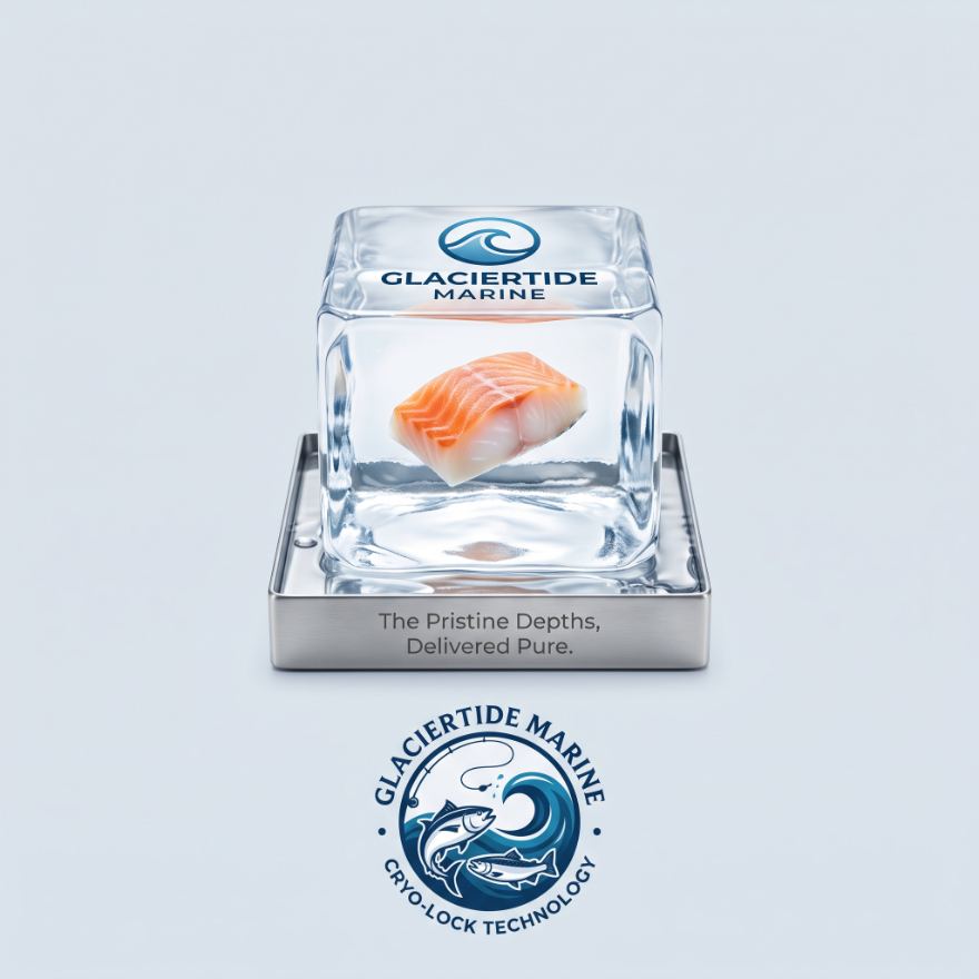 GlacierTide Marine product packaging
