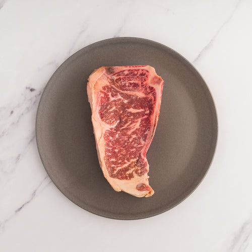 Bone-in NY strip
