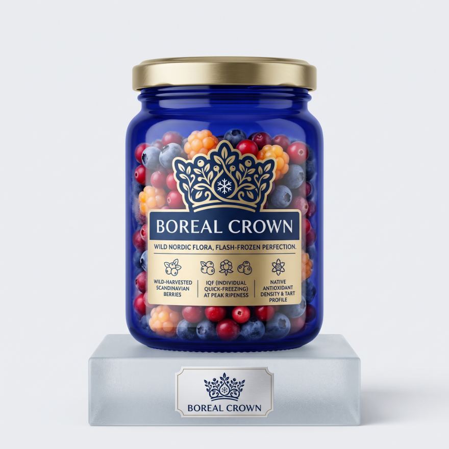 Boreal Crown product packaging